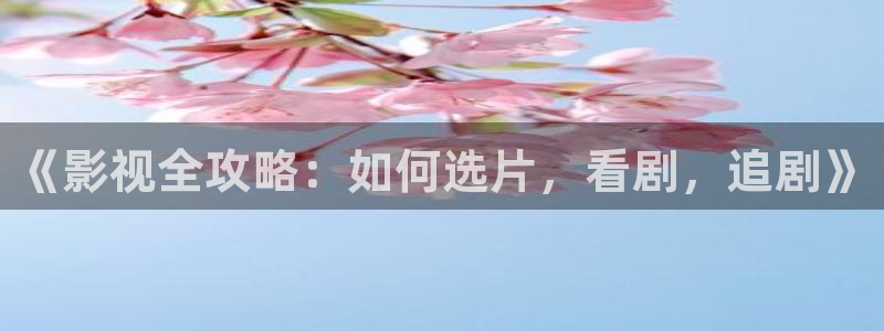 九七电影网手机版电影院：《影视全攻略：如何选片，看剧，追剧》